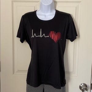 Heart rhythm T-shirt size medium